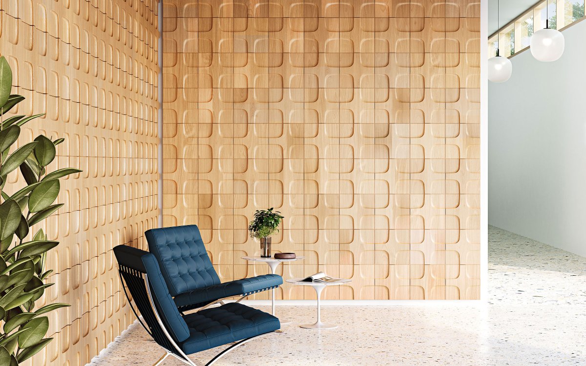 Quartile in lobby with blue chairs